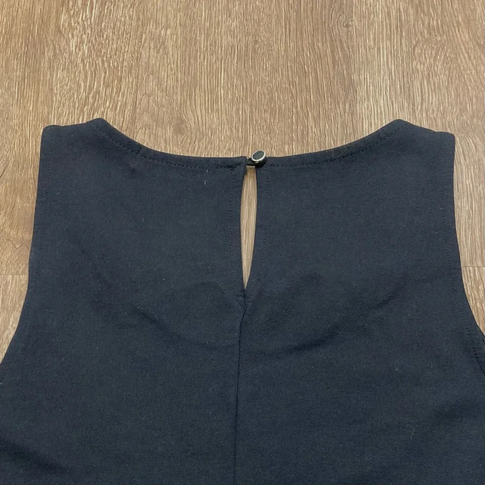 Elegant Little Black Dress with Rhinestone Beaded Neckline Medium - Picture 11 of 13
